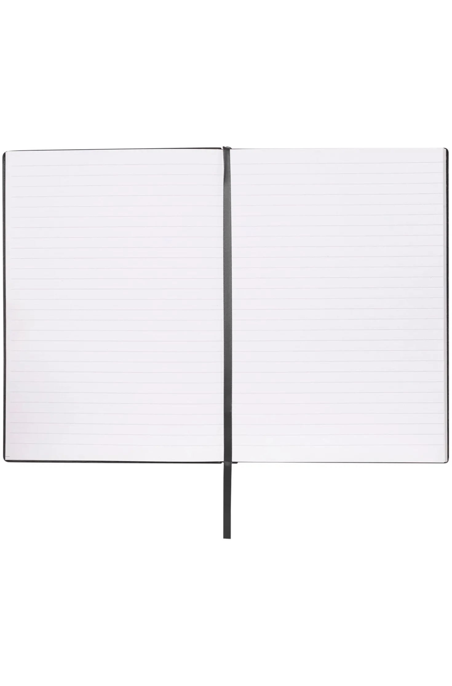 DIN-A5-Notizbuch aus schwarzem Kunstleder