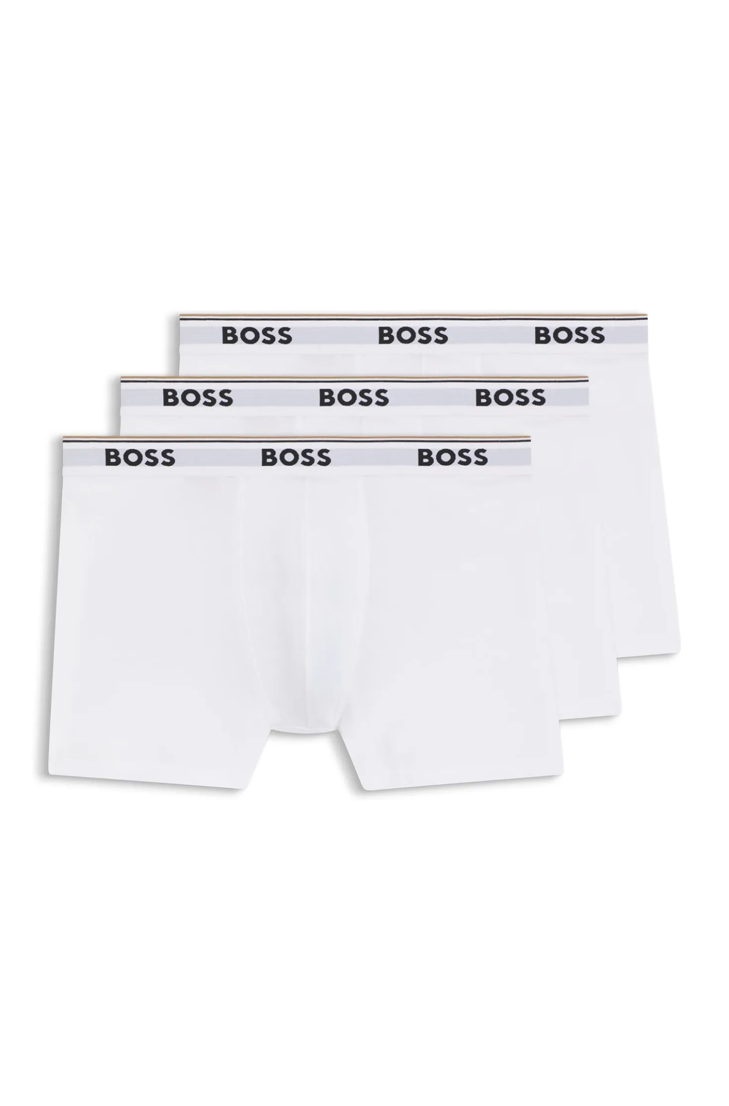 Dreierpack eng anliegende Boxershorts aus Stretch-Baumwolle
