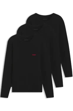 Dreierpack Longsleeves aus Baumwolle