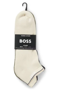Dreierpack Sneakers-Socken mit plüschiger Sohle