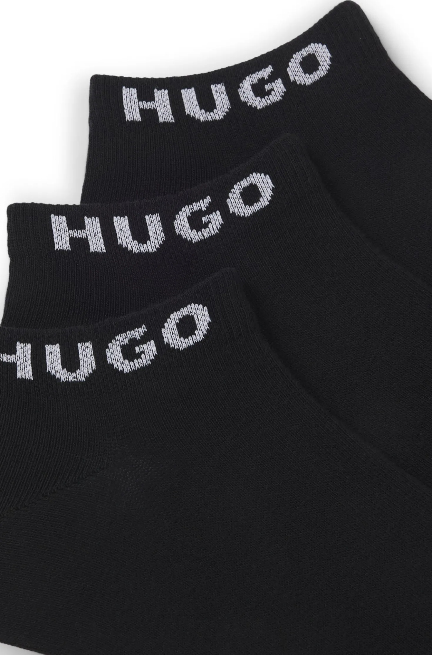 Dreierpack Sneakers-Socken mit Logo-Bündchen