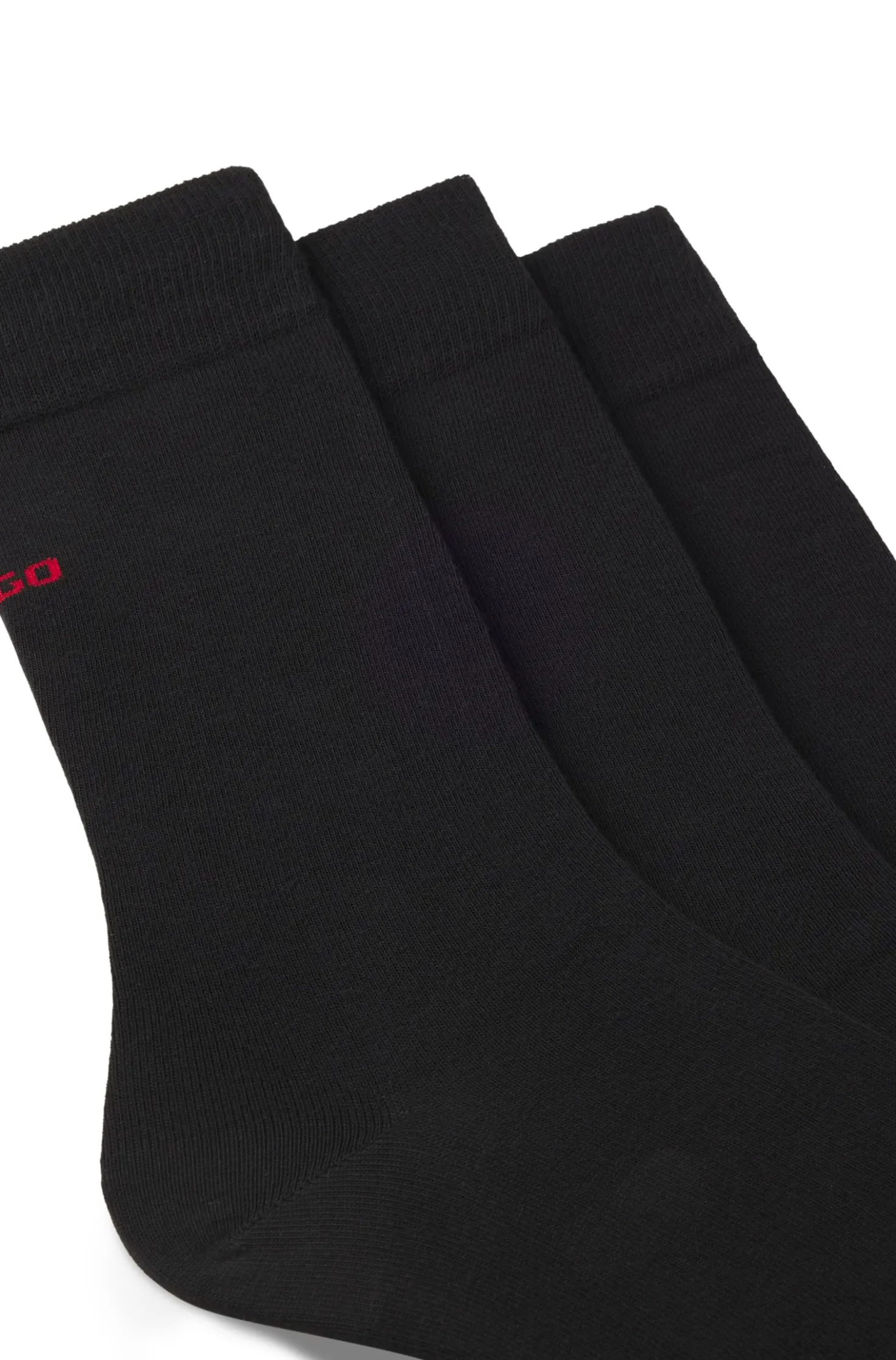 Dreierpack Socken in normaler Länge mit Logos