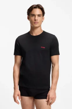 Dreierpack T-Shirts aus Baumwolle mit Logo-Print