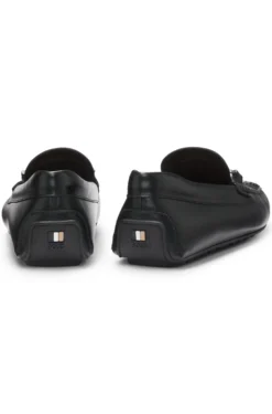 Driver-Schuhe aus Nappaleder mit Logo-Hardware