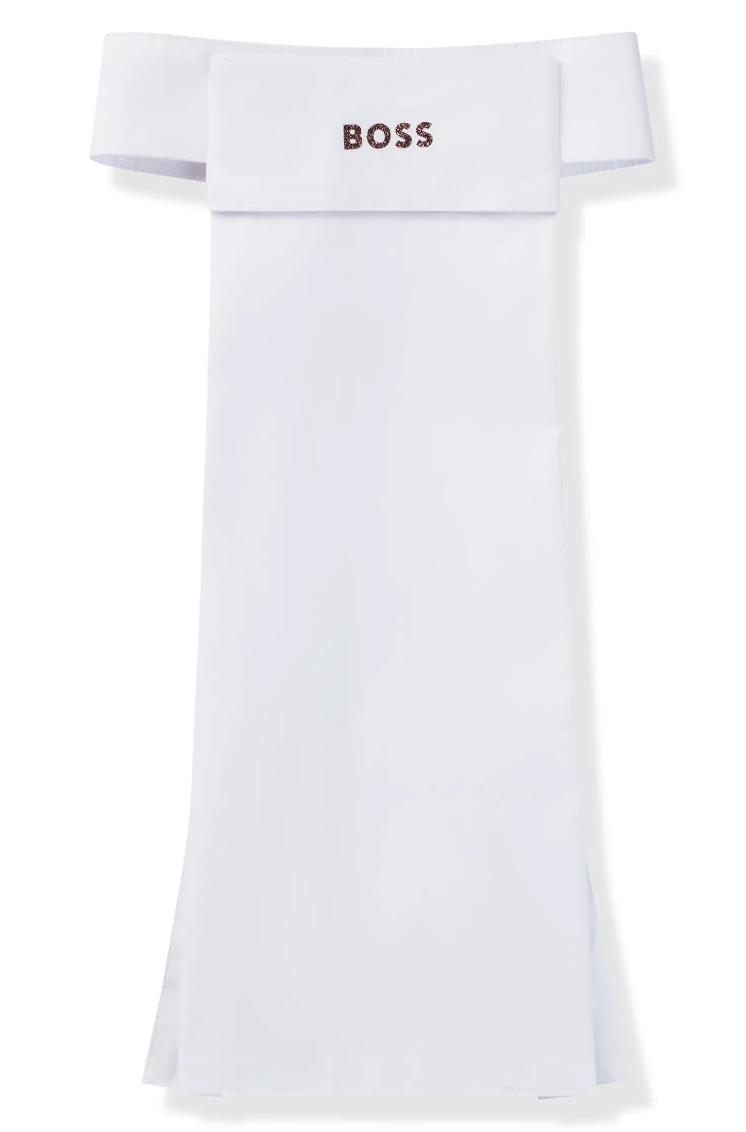 Einteiliges Reitsport-Plastron mit Glitzer-Logo
