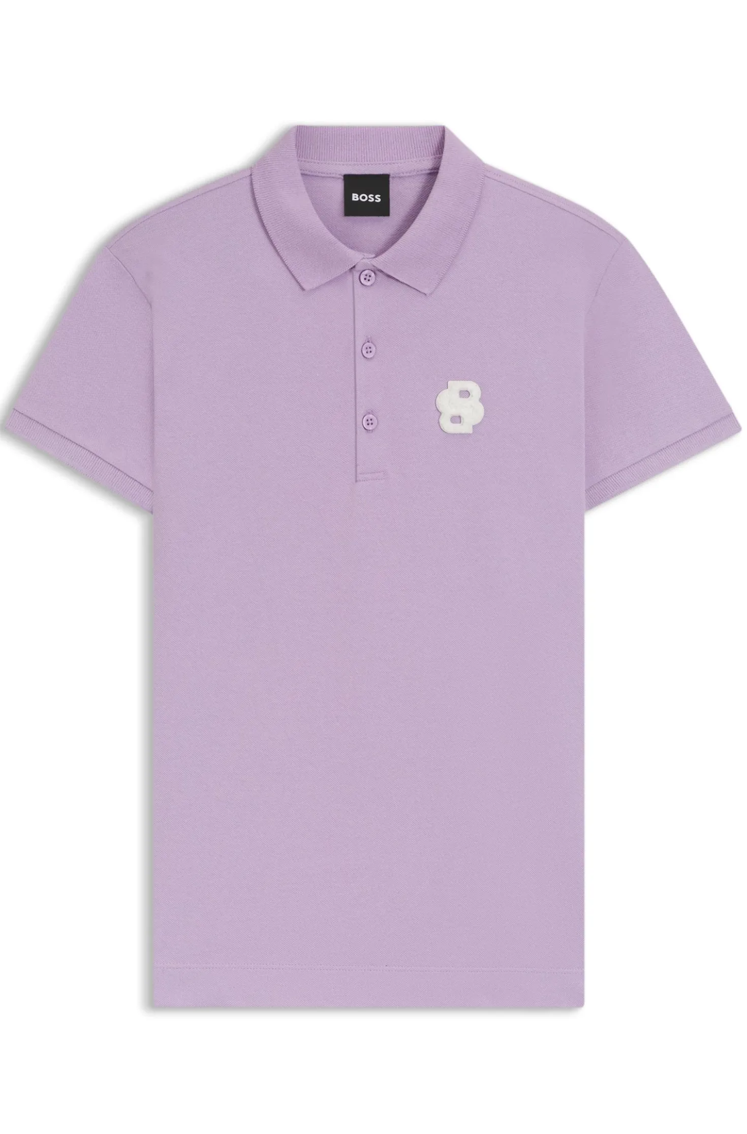 Equestrian Poloshirt aus Stretch-Baumwolle mit Double-B-Monogramm