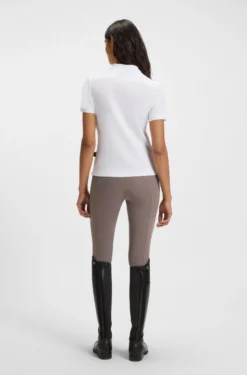 Equestrian Poloshirt aus Stretch-Baumwolle mit Double-B-Monogramm