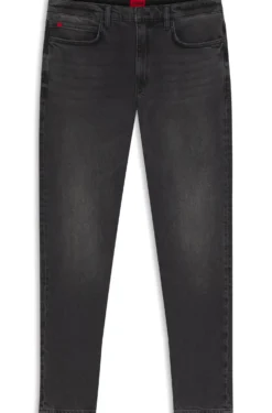 Extra Slim-Fit Jeans aus grauem Stretch-Denim