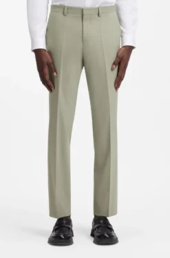 Extra Slim-Fit Popeline-Anzug aus Woll-Mix