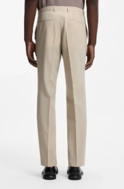 Extra Slim-Fit Popeline-Anzug aus Woll-Mix