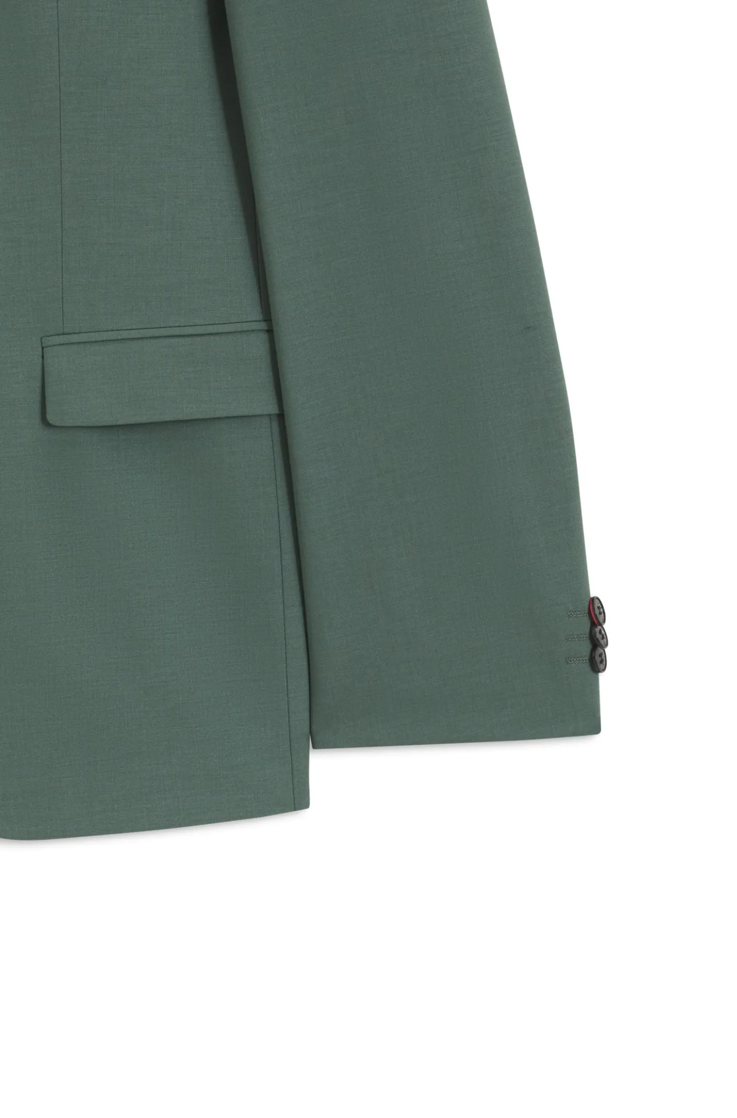 Extra Slim-Fit Popeline-Anzug aus Woll-Mix