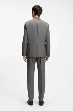 Extra Slim-Fit Sakko aus strukturierter Schurwolle