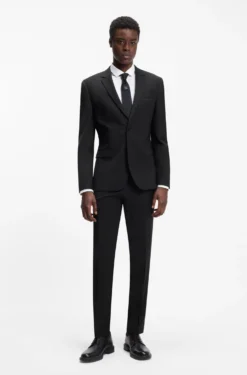 Extra Slim-Fit Zweiteiler aus Woll-Mix