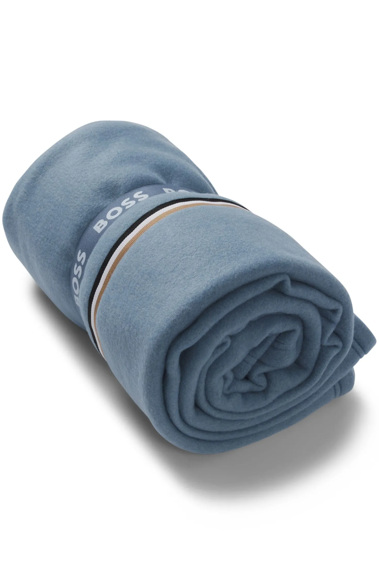 Fleece-Überwurf mit Signature-Streifen-Band
