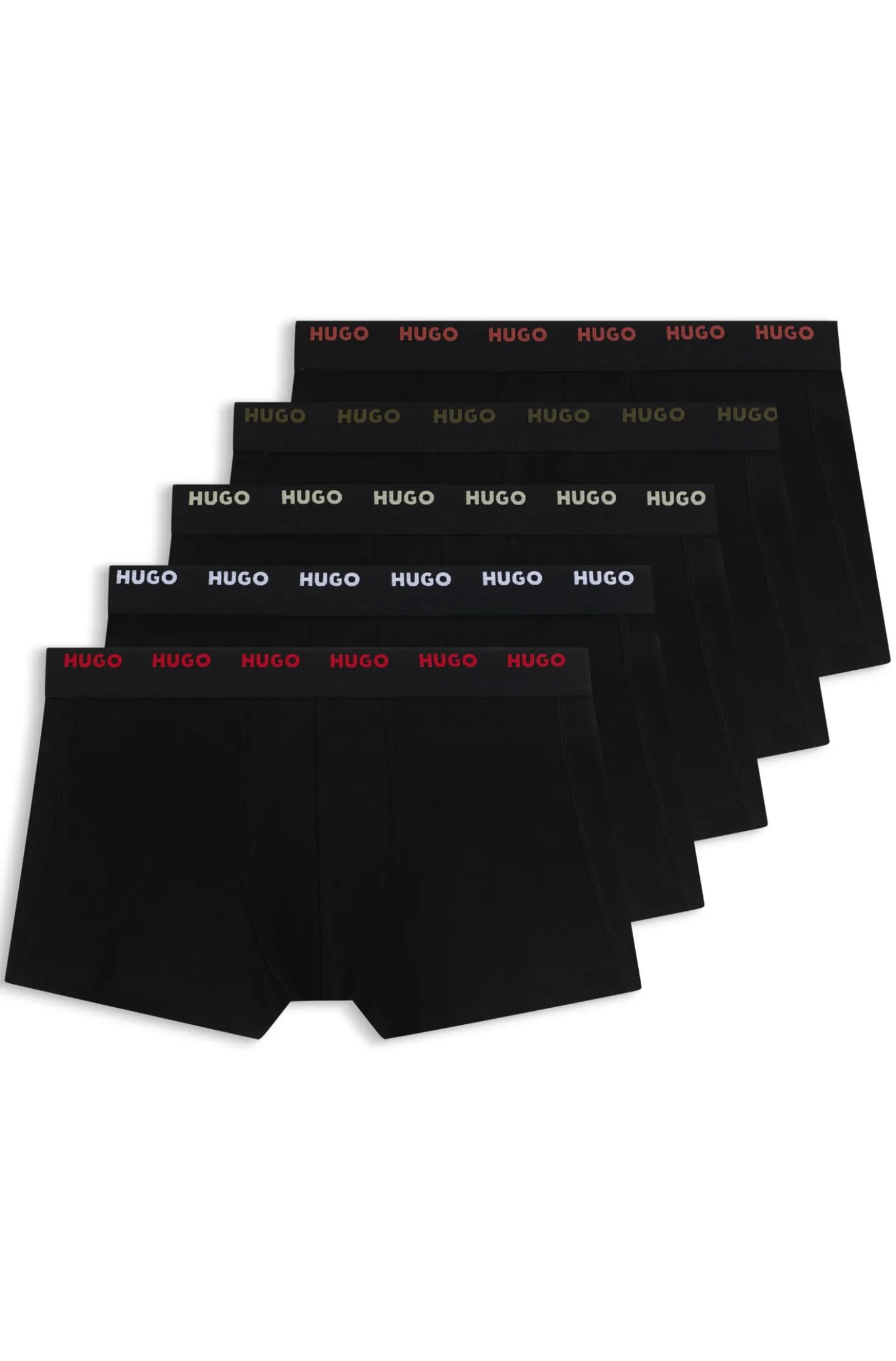 Fünferpack Boxershorts aus Stretch-Baumwolle