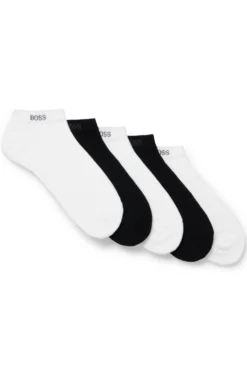 Fünferpack knöchellange Socken