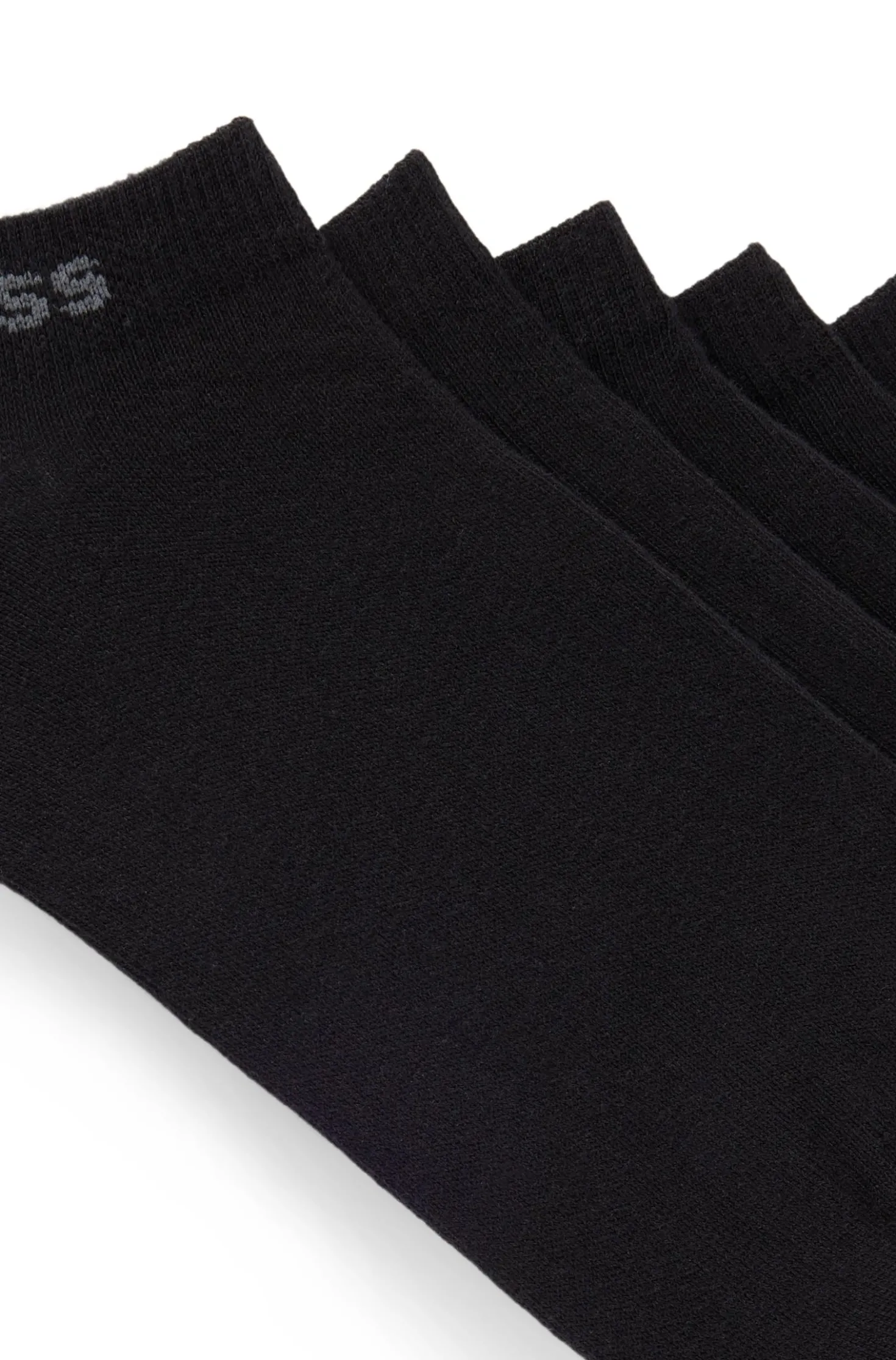 Fünferpack knöchellange Socken mit Logo-Details