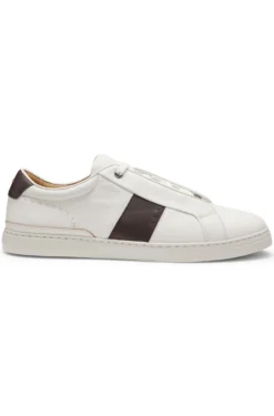 Gary Sneakers aus Leder mit Kontrast an der seitlichen Partie