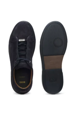 Gary Sneakers aus Veloursleder mit elastischem Schnürsystem