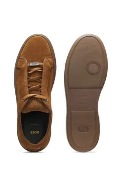Gary Sneakers aus Veloursleder mit elastischem Schnürsystem