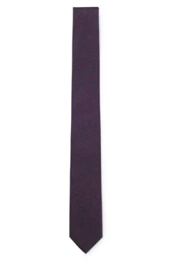 Gemusterte Krawatte aus Seiden-Jacquard