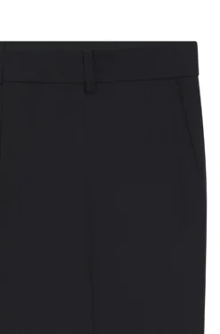 Gemusterte Slim-Fit Hose aus Schurwolle