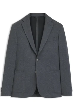 Gemustertes Slim-Fit Sakko aus Stretch-Gewebe