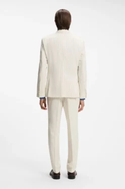 Gestreifter Slim-Fit Zweiteiler