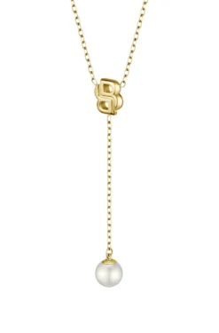 Goldfarbene Kette mit Double-B-Monogramm