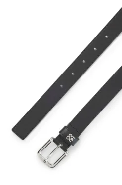Gürtel aus italienischem Leder mit Metallbuchstaben