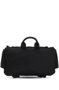 Gürteltasche mit blauem Logo-Label