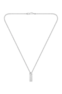 Halskette mit Logo-Plakette