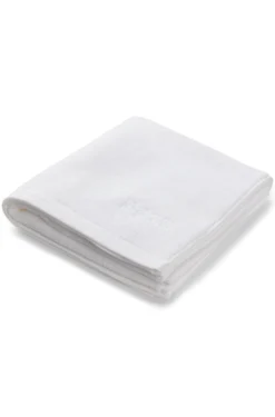Handtuch aus Baumwolle mit Kontrast-Logo-Stickerei