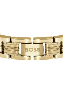Hellgelbgoldfarbener Armreif mit Multi-Glieder-Design