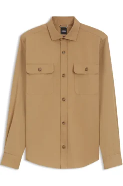 Heritage Casual-Fit Hemd aus kompakter Baumwoll-Popeline