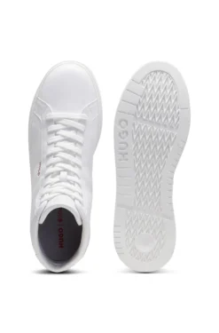 Hightop Sneakers aus Kunstleder