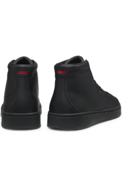 Hightop Sneakers aus Kunstleder