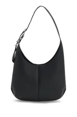 Hobo Bag aus Kunstleder mit geprägtem Logo