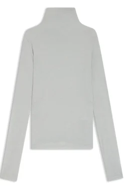Hochgeschlossenes Top aus softem Jersey