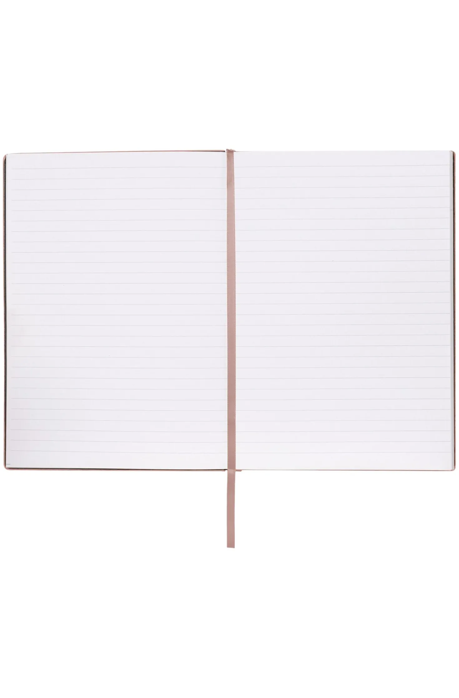 Holographic floral-print notebook with elastic closure
