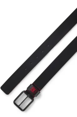 HUGO x RB Gürtel aus italienischem Leder mit Stier-Motiv