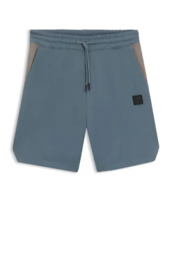 HUGO x RB Shorts aus Baumwoll-Terry mit Stiermotiv