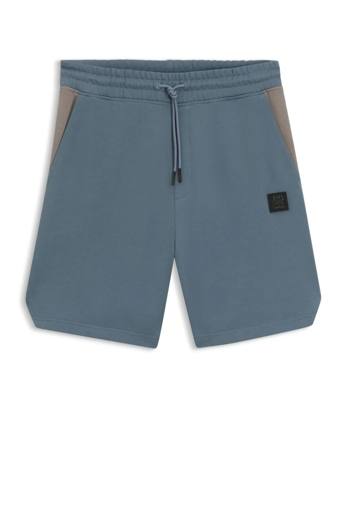 HUGO x RB Shorts aus Baumwoll-Terry mit Stiermotiv