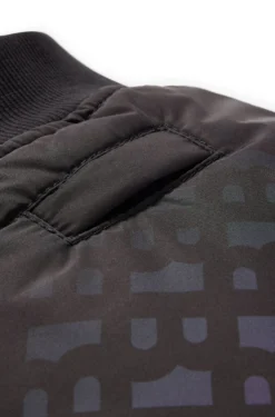 Hunde-Bomberjacke mit Dégradé-Monogrammen