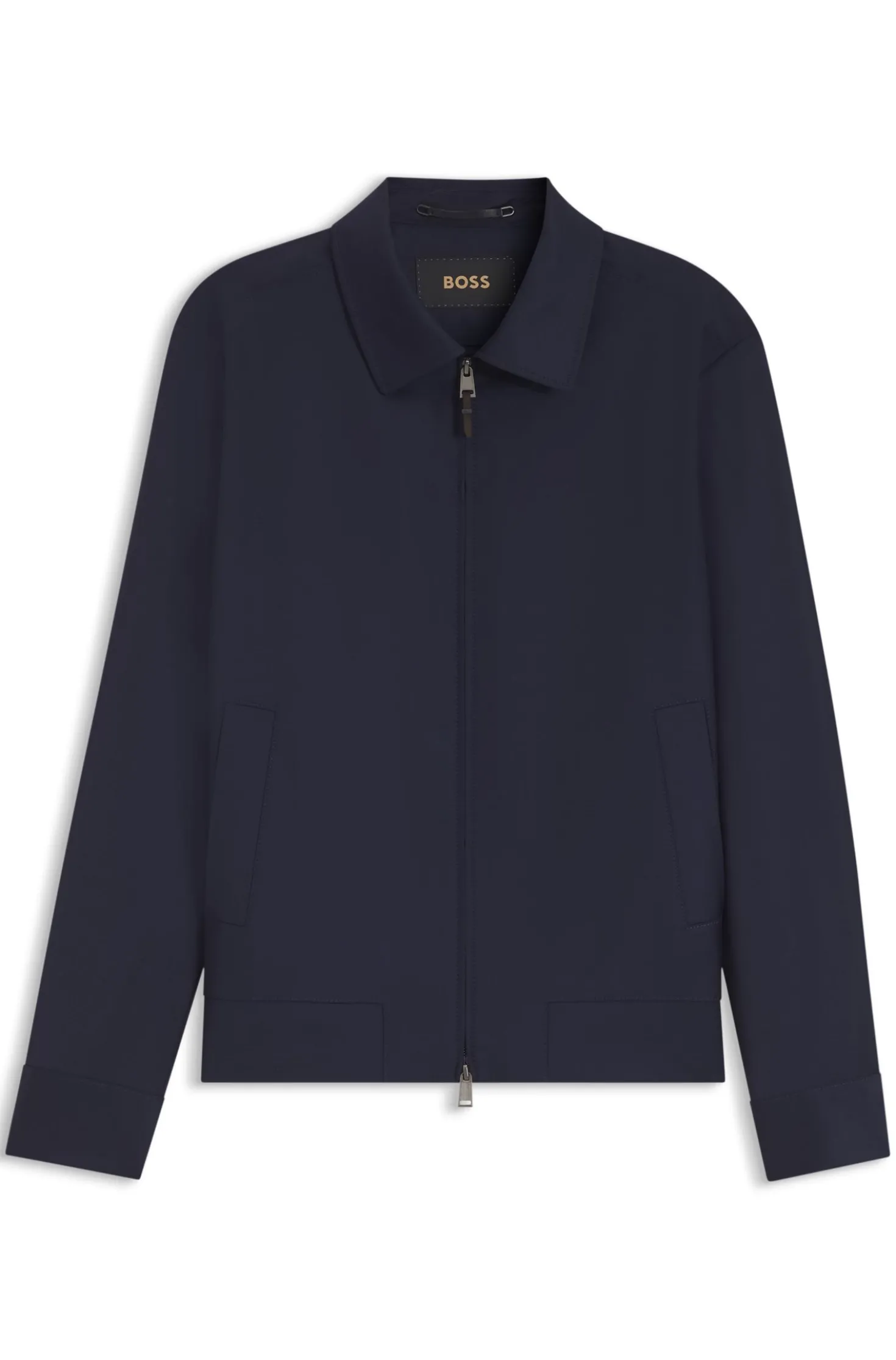 Jacke aus Schurwolle mit wasserabweisendem Finish
