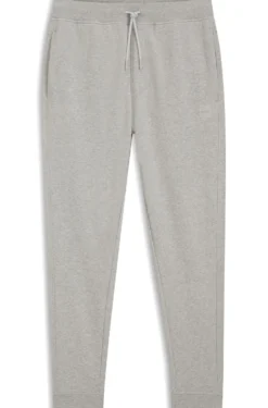 Jogginghose aus Baumwoll-Terry mit Logo-Aufnäher