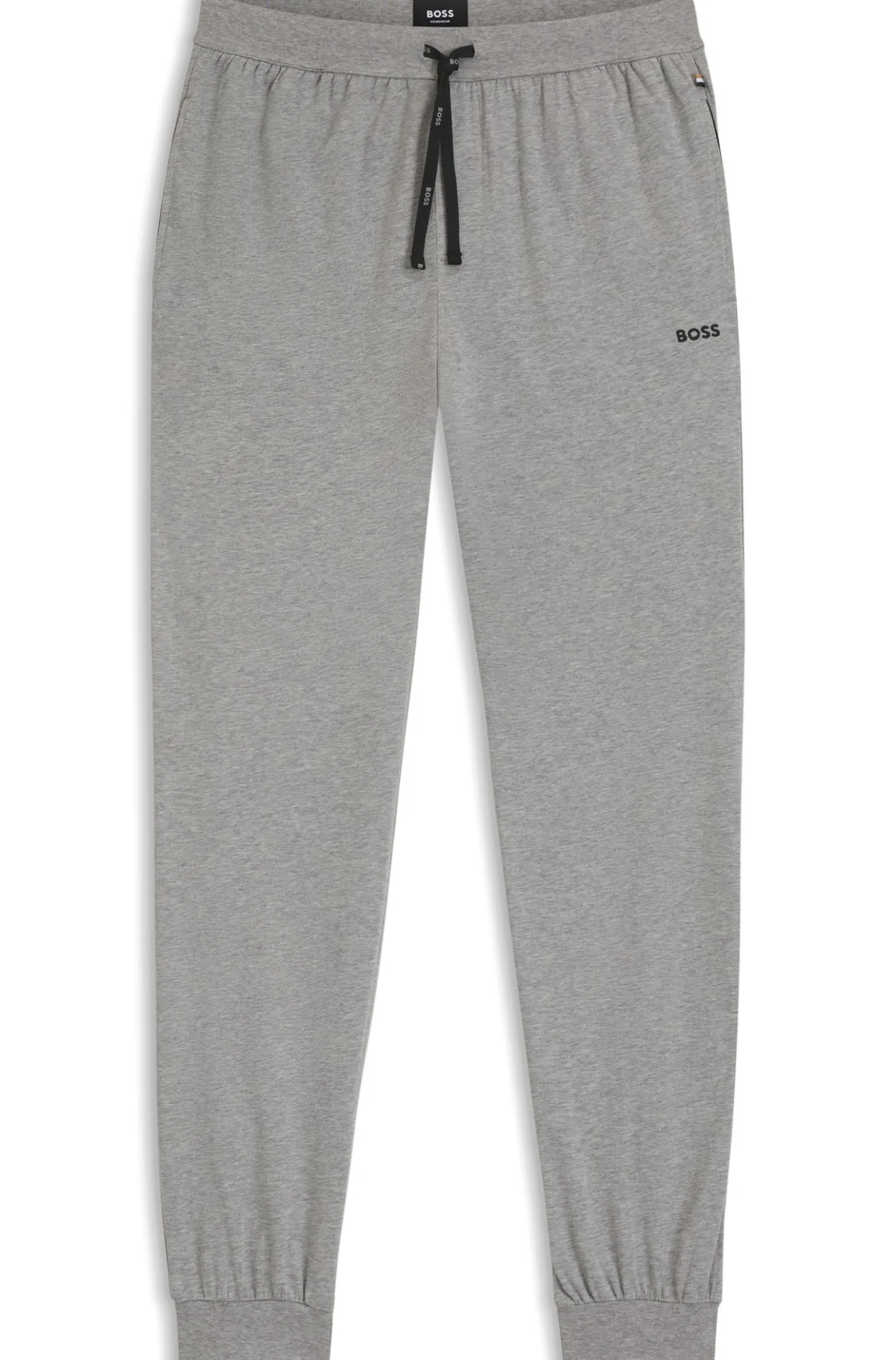 Jogginghose aus Stretch-Baumwolle mit Logo-Stickerei