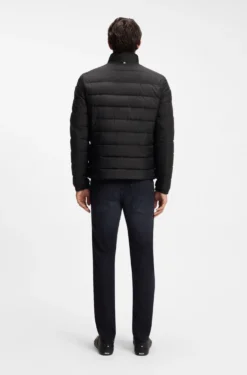 Klassische wattierte Jacke mit Reißverschluss