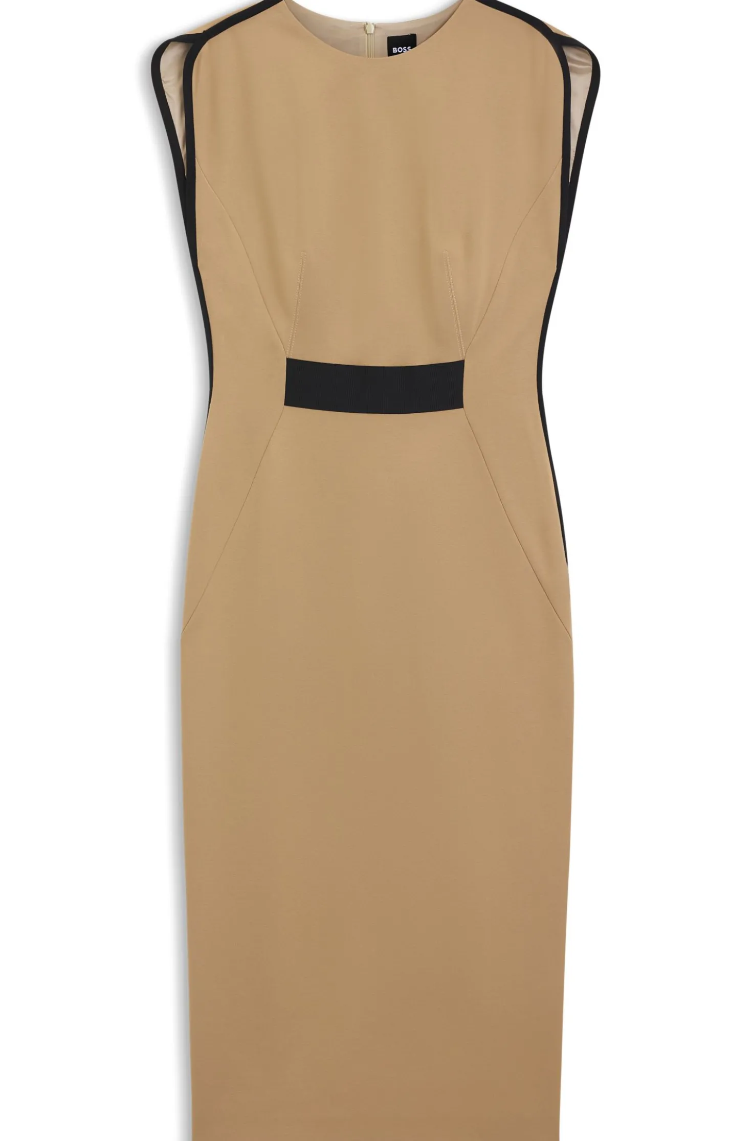 Kleid aus Stretch-Jersey mit Taillen-Detail