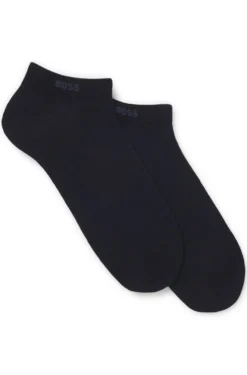 Knöchellange Socken aus Stretch-Gewebe im Zweierpack